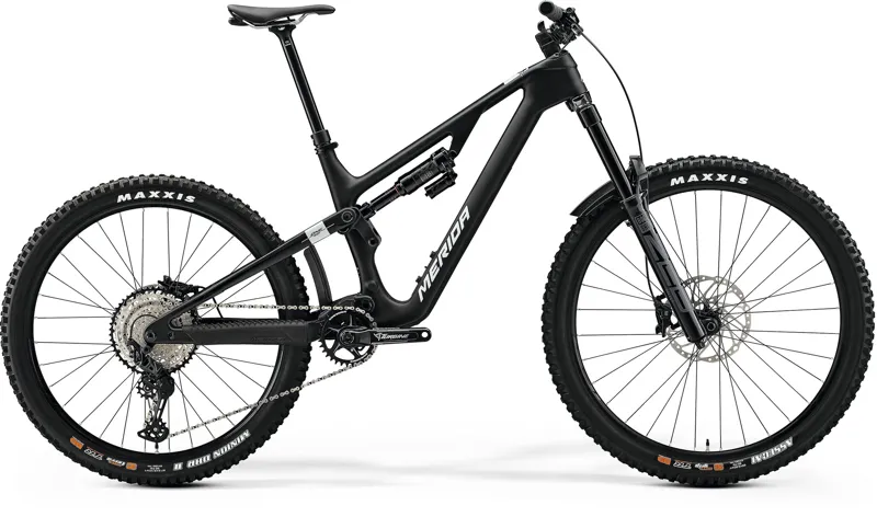 Merida One-Sixty 6000 Full Suspension Bike in Black MBUK Enduro Bike of the Year 2023
