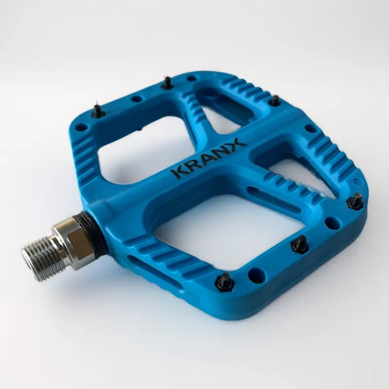 KranX - Trail Bright Platform Pedal Blue
