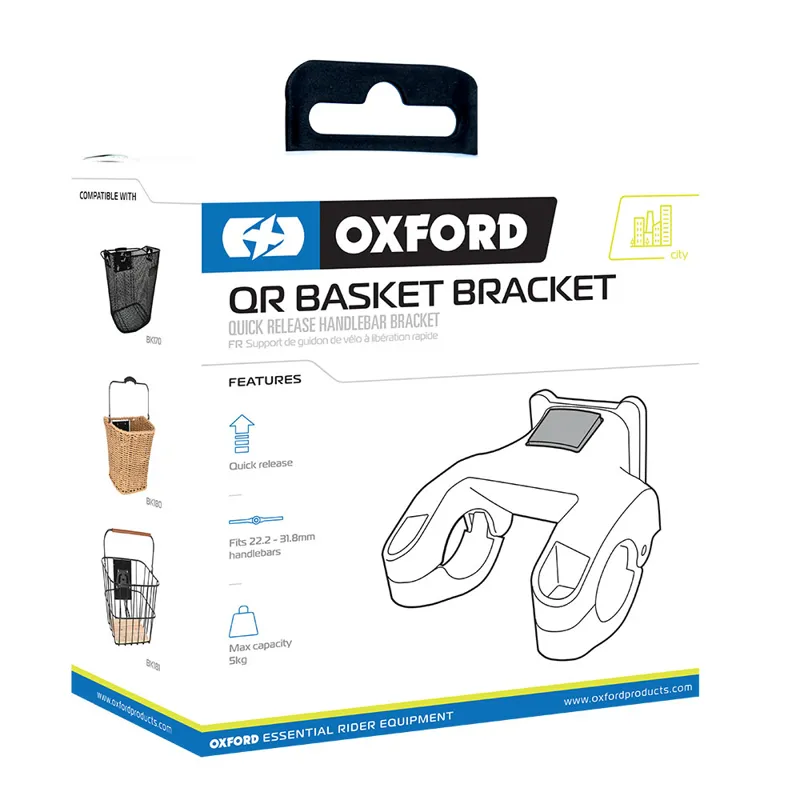 Oxford - Quick Release Basket Handlebar Bracket-3