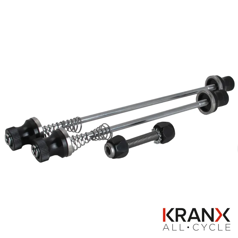 KranX - Allen Key Locking Skewer Set in Black