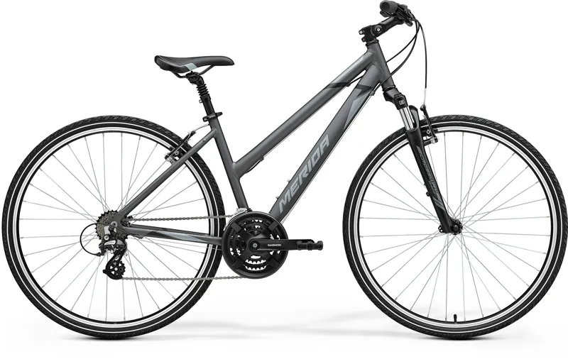 Merida - Crossway 10-V Women's Hybrid Bike in Grey