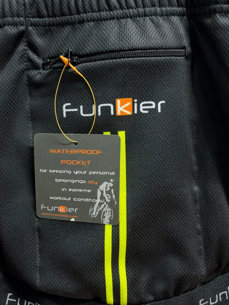 Funkier - Airlite Gents Pro SS Cycling Jersey in Yellow-R Small-2