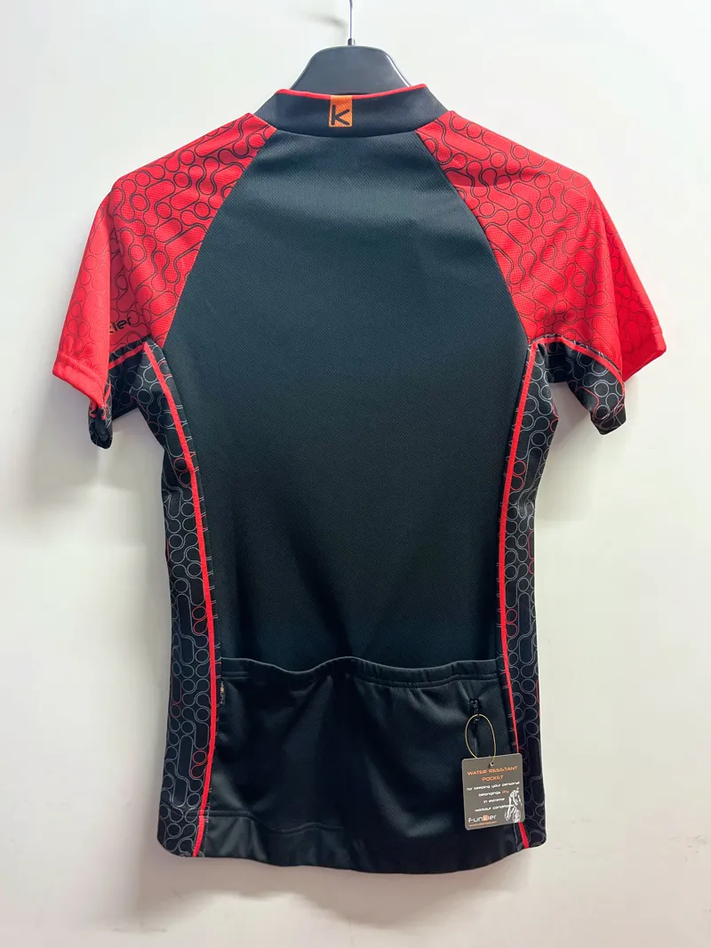 Funkier Ladeis SS Jersey Red/Black-1