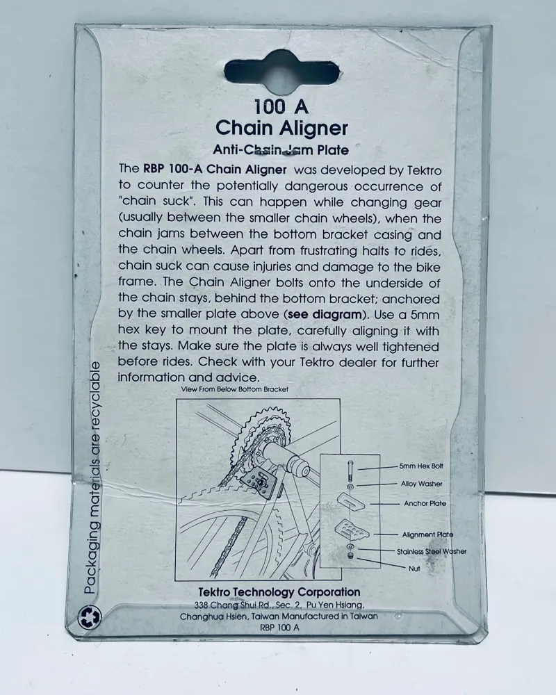 Tektro - RBP 100 A Chain Aligner Purple-1