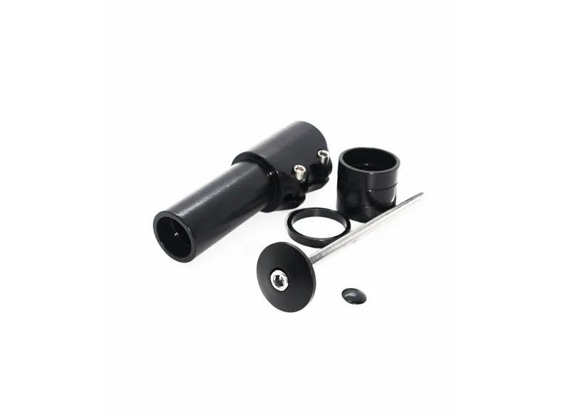 1 1/8 Bicycle Handlebar Stem Riser Adapter - Black-1