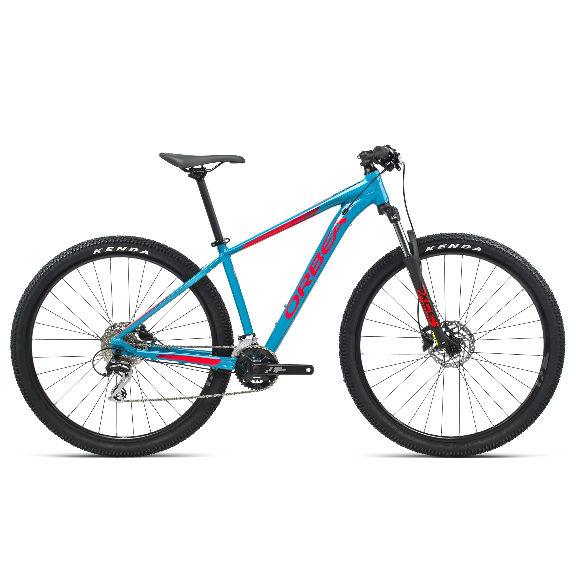 Orbea MX 29 50 Blue Bondi- Bright Red Gloss