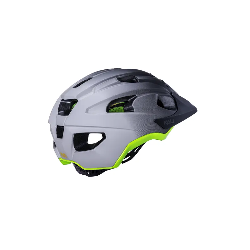 Kali - Pace Solid Fade - Matte Black/Gray/Gloss Fluo Yellow Large X-Large 58-61cm-2