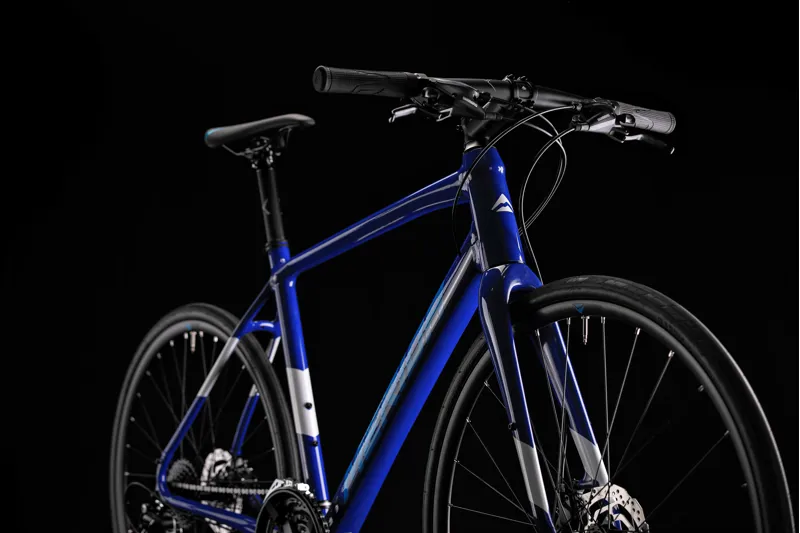 Merida - Speeder 100 Sports Hybrid Bike in Blue/White -2