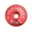 Personalised Stem Cap - Your Name Red
