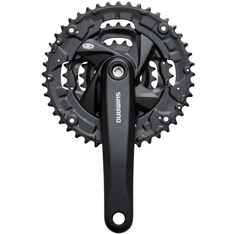 Shimano - Chainset M311 48/38/28 Black With Chainguard 170mm