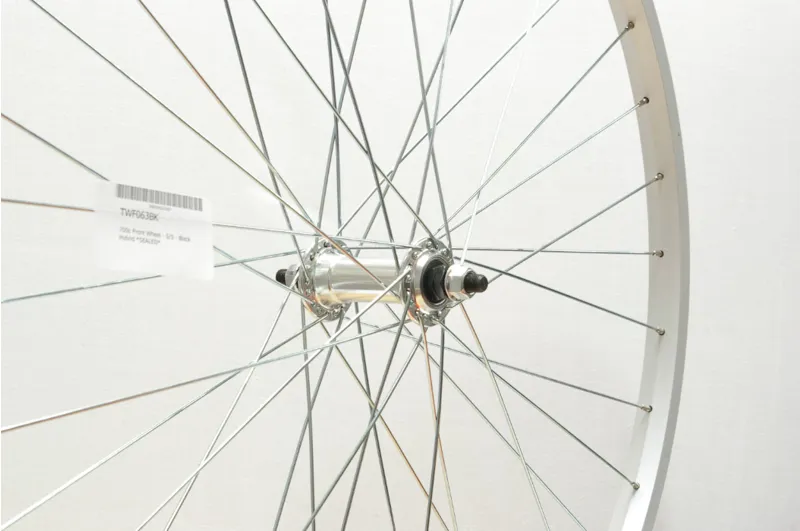 D20 - Front Wheel 700c Hybrid Silver Single Wall Nutted