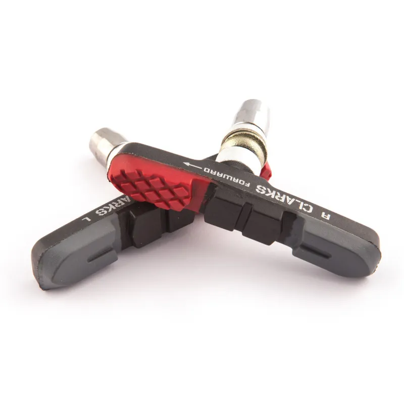 Clarks CPS301 - 72mm V Brake Pads Triple Contour Design-1