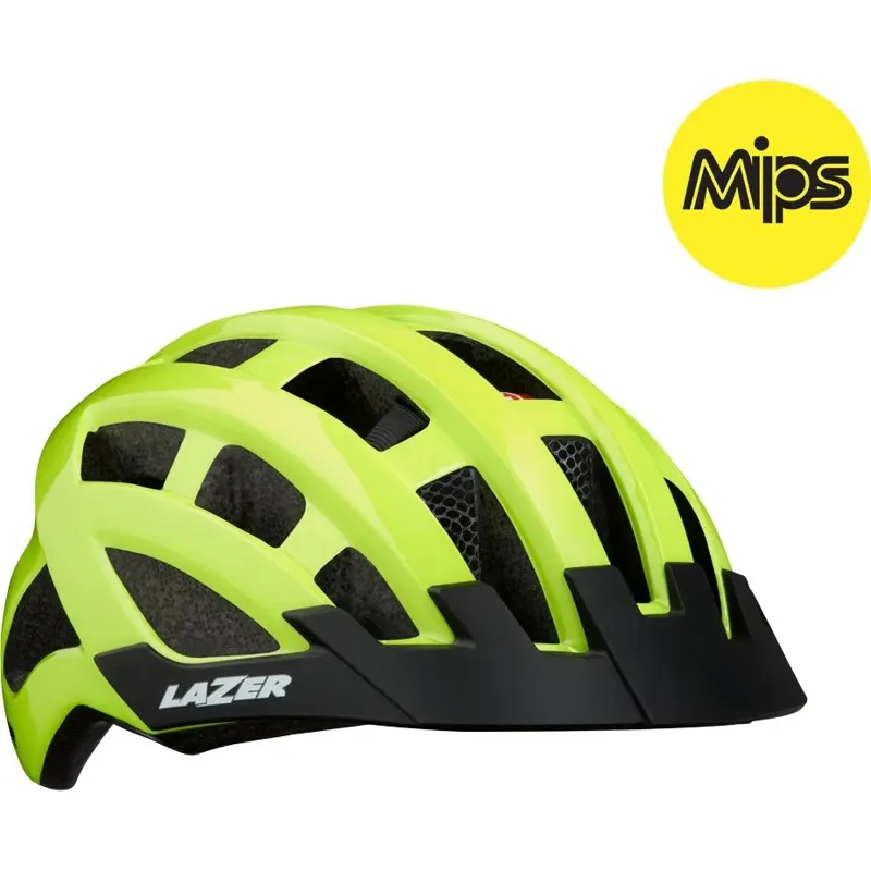 Lazer Compact DLX MIPS Helmet Yellow