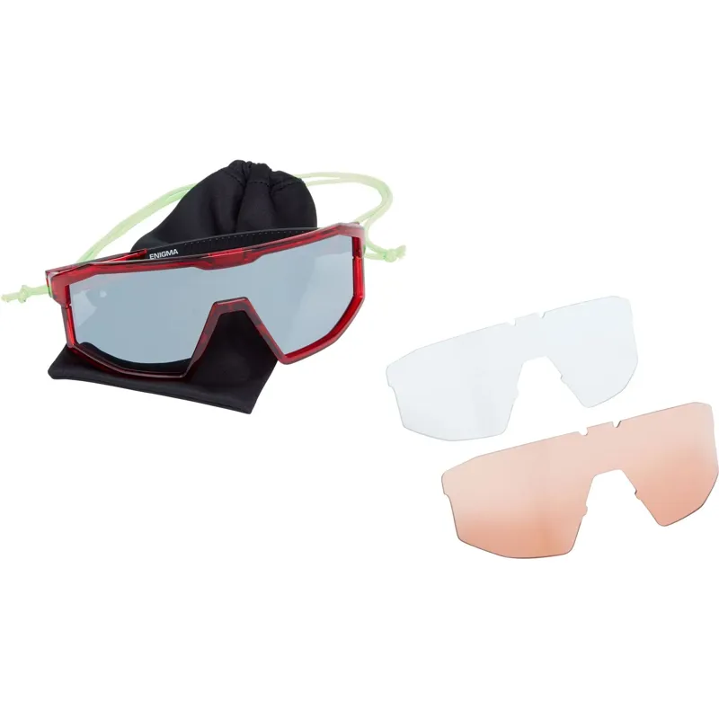 Madison - Eyewear Enigma Sunglasses 3 Lens Red-7