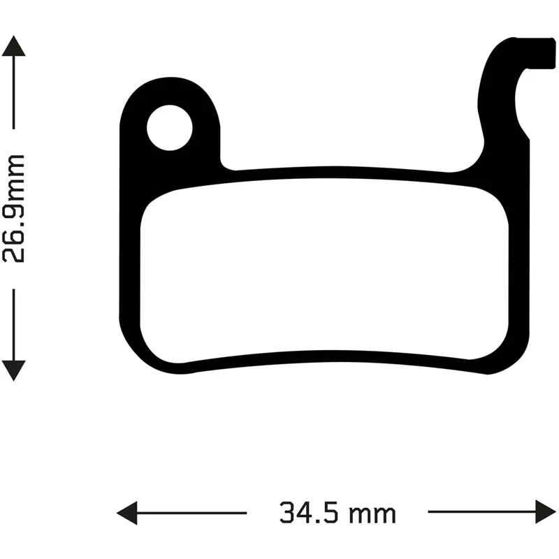 Aztec - Sintered Disc Brake Pads for Shimano XTR M975 / M965 / M966 / Saint M800-1
