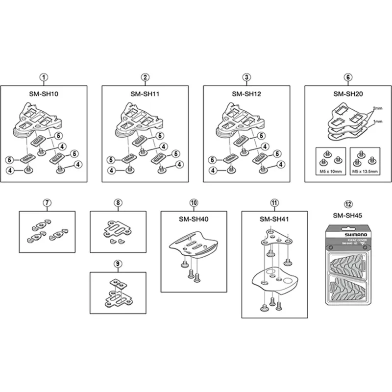 Shimano - Spares SPD-SL Cleat Cover-1