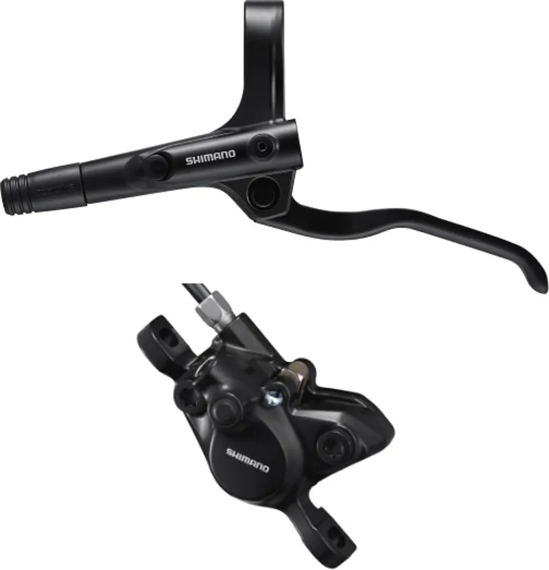 Shimano BLMT200 bled brake lever post mount calliper black Rear Left
