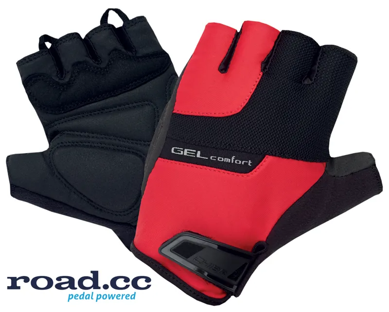 Chiba - Gel Comfort Active Eco-Line Mitt in Red/Black - Small
