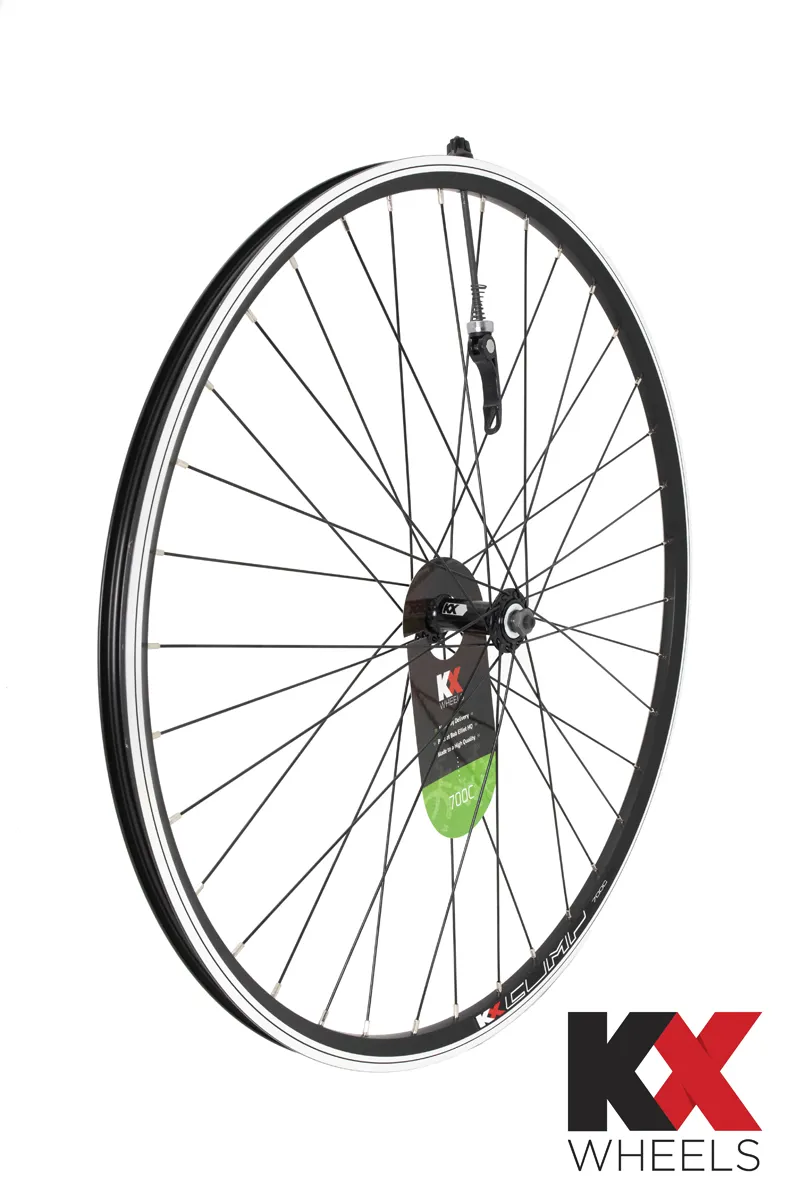 KX - Hybrid 700C Doublewall Q/R Wheel Rim Brake Front - Black
