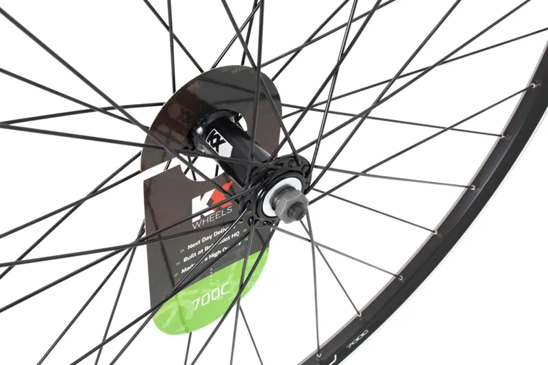 KX - Hybrid 700C Doublewall Q/R Wheel Rim Brake Front - Black-1