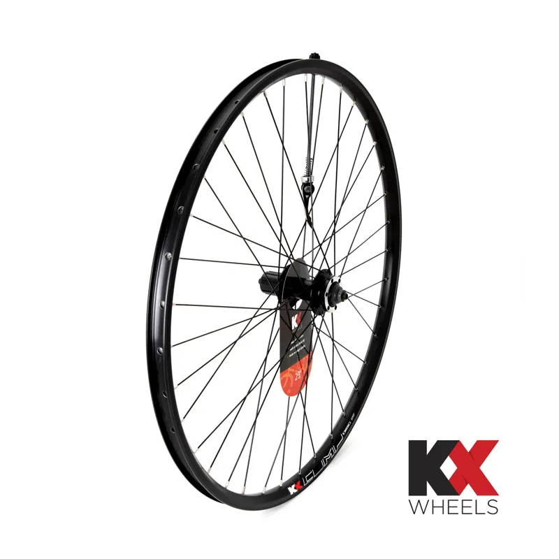 KX - MTB 29 29er Doublewall Q/R Cassette Wheel Disc Brake in Black Rear