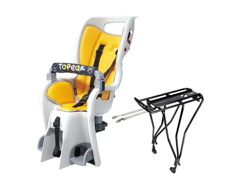 Topeak - Babyseat II - For Disc Brakes MTX 2.0 Grey/Yellow / 29